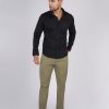 Pantalón drill semi pitillo Beige arena