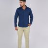Pantalón drill semi pitillo Beige claro