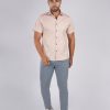 Pantalón drill semi pitillo Plomo plata