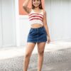 Short falda pinza